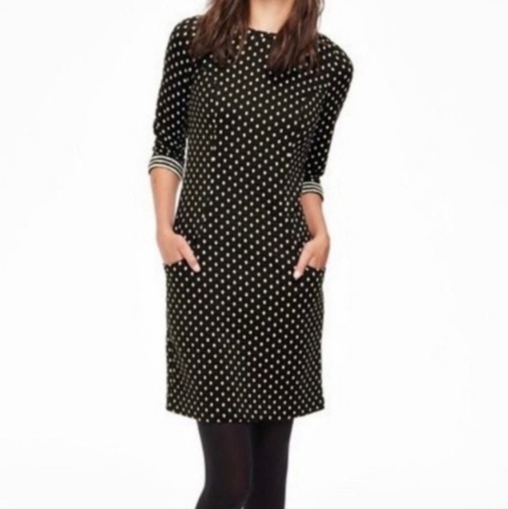 Boden Quiltes Polka Dot Dress